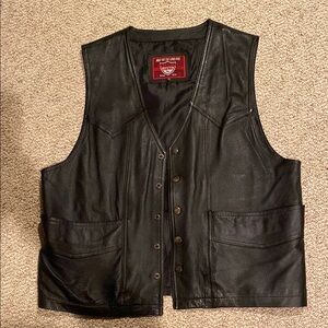 Interstate leather vest